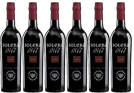 solera 1847 Cream - Vino D.O. Jerez - 6 botellas de 750 ml - Total: 4500 ml
