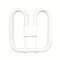 Lampe 2D 4 broches 28 W Ampoule à économie d'énergie Blanc chaud, 2700 K 10–12,000 x 2 heures