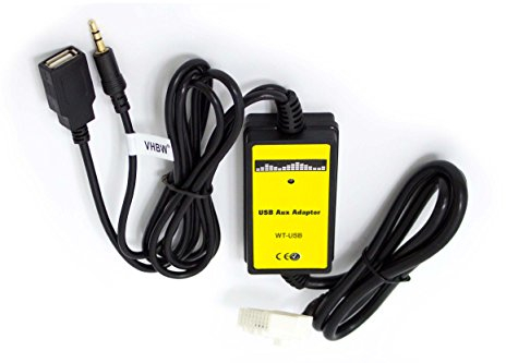 vhbw cavo adattatore audio AUX USB per autoradio compatibile con Mazda anno di prod. 2002-2011 MPV - USB