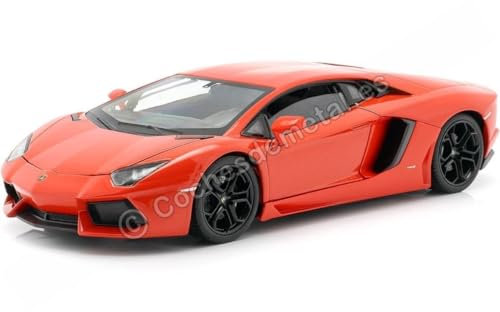 Welly 1/24 Lamborghini Aventador LP700-4 orangerot
