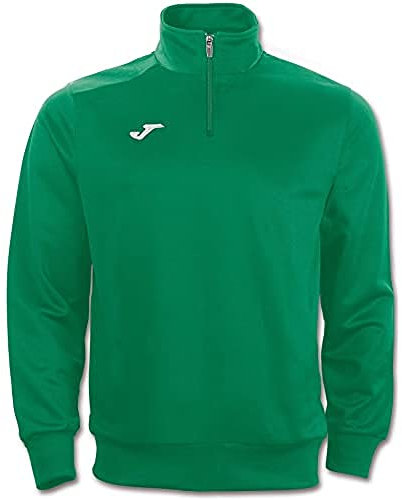 Joma Sudadera Faraon Verde Media Cremallera, Hombres, Verde-450, XS