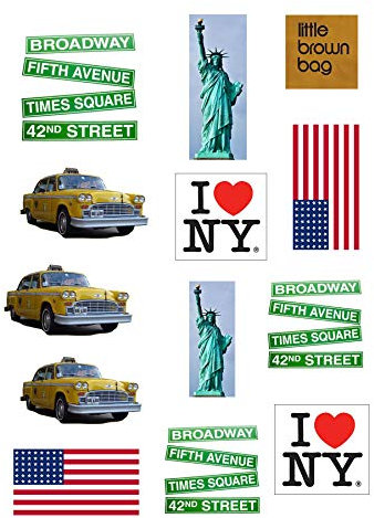 New York, Cake Toppers Edible Icing