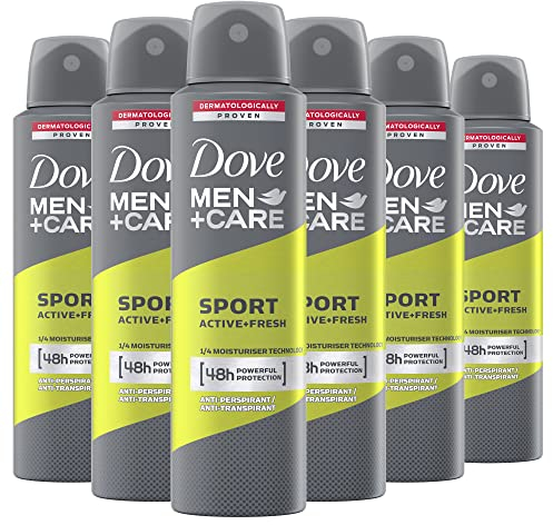 Dove Men+Care Deo Spray Sport Active + Fresh Anti-Transpirant schützt 48 Stunden vor Körpergeruch und Achselnässe 150 ml 1 Stück Zitrusfrüchten