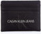 Calvin Klein Jeans Cartella 6cc, Accessori Portafogli da Viaggio Donna, Nero, Taglia Unica
