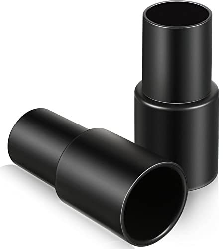 Staubsaugeradapter 35 mm (1-3/8 Zoll) auf 31 mm (1-1/4 Zoll) für Innendurchmesser 32 mm Bürste passend auf Außendurchmesser 35 mm Rohr Kunststoff Vakuumschlauchadapter (2 Stück)