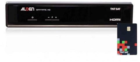 ALDEN Récepteur TV Satellite TNTSAT HD avec Bip intégré Parabole Manuelle