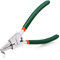 SPEEDWOX Sicherungsringzange, 17,8 cm, Sprengringzange, externer Schwerlast-Präzisions-Cir-Clip-Ringzange, gebogene Backe für Ringentferner-Halter