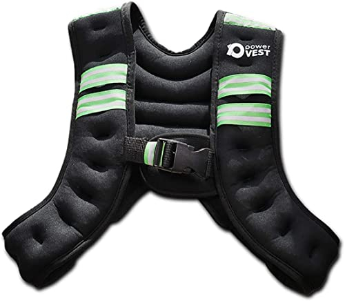 RPM Power Gewichtsweste - Gewichtsweste für Cardio, Gewichtsweste für Laufen, Körpergewichtstraining, Gewichtsweste für Home Fitness - Weighted Vest (5kg)