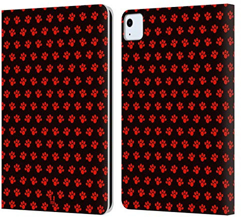 Head Case Designs Sencillo Patas Carcasa de Cuero Tipo Libro Compatible con Apple iPad Air 2020/2022