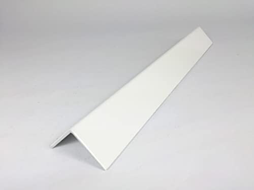 Angle de 1,5 mm en aluminium - Revêtement RAL 9016 - Blanc signalisation (100 x 100 mm - 1000 mm)
