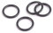 Generic O-Ring für Kickstarterwelle, Gummi, Schwarz, 12 mm Innendurchmesser, 2,5 mm Dicke, Passt für Simson S51 und SR50