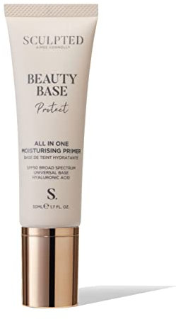 Beauty Base Protect SPF 50 Primer from Sculpted by Aimee (Protect) – 50ml All in One Moisturising Primer that Protects from UVA and UVB, Perfecting your Skin