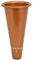 Comil Plast | Portafiori Interno in plastica per Vaso da cimitero Colore Rame | Diametro 7.3 cm, Altezza 13.7 cm.