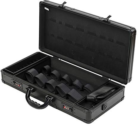Friseur Werkzeugkasten, Multifunktions Barber Tool Travel Organizer Case Friseursalon Clipper Trimmer Halter Tragbare Friseur Schere Tasche Mit Codeschloss, 55x27x10cm