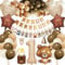 Geburtstagsdeko 1 Jahr Junge, Erster Geburtstag Mädchen Junge, 1. Kindergeburtstag Deko mit Luftballon 1. Geburtstag, Cake Topper 1. Geburtstag, 1. Geburtstag Hut for Baby 1 Jahr Geburtstag Deko