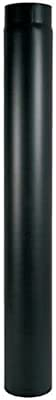 Tubo fumo nero L 100 cm da interno per stufa a legna sp 2 MM (DIAMETRO 150)