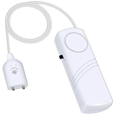 2 Stück Wassermelder Wasseralarm Wasser Alarm Wasserstandsalarm 100db Sirenenalarm Ton für Küche Keller Wasserheizer Aquarium, Wassertank