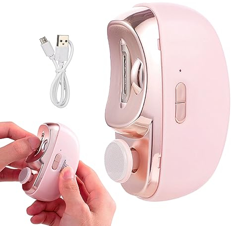 Tagliaunghie Automatico con Luce, Forbici per Unghie Elettriche, Per Bambini, USB