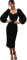 BKEPDY Kleider Damen Abendkleider Elegant Vintage V-Ausschnitt Kleid Pencil Kleid Abendkleid Midi Bleistiftkleid Bodycon Cocktailkleid Businesskleider für Party Hochzeit
