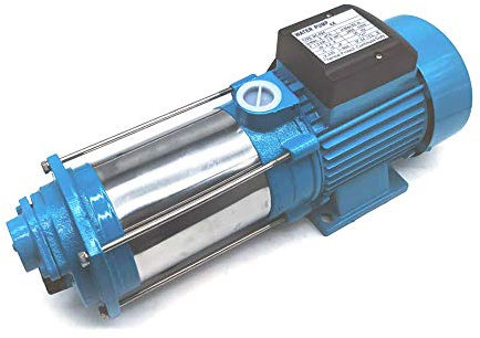 1300W/2200W/2500W Rostfreier Stahl Kreiselpumpe 220V Hauswasserwerk Pumpe Gartenpumpe Blau Silber Schwarz Kreiselpumpe Selbstansaugend Geeignet für die Gewinnung von sauberem Wasser (1300W)