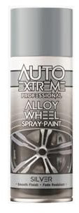 DIOXSTAR Silver Alloy Wheel Spray Paint, Fast Drying, Smooth Satin Finish, Fade Resistant, Easy to Use, Durable Wheel Paint, Long-Lasting, 400ml (1 PCS)