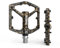 Shredr. Flat Pedale für MTB | Superleichte Flatpedals fürs Mountainbike | In 2 Größen | Nur 320 Gramm | Special Edition Colors (Bronze/schwarz, M)