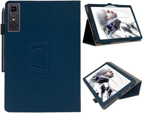Case Cover for REDMAGIC Nova Gaming Tablet 10.9 inch,Multi-Viewing Angles,Slim Light Shell Stand Cover for ZTE Nubia REDMAGIC Nova Gaming Tablet with Hand Strap& Pencil Holder,Navy Blue