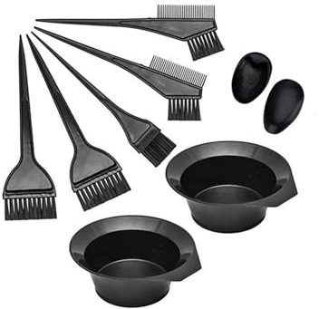 Pinceau et bol de couleur de teinture for cheveux, outil de brosses de bol de couleur
