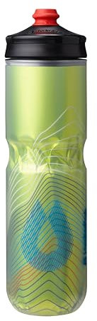 Hydrapak Polar Surge isolierte Fahrrad-Wasserflasche – hoher Durchfluss, Squeeze-Flasche für Radfahren und Sport (Yellow, 700ml / 24oz)