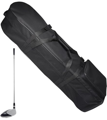Golfschläger-Tragetaschen Mit Rollen - Golf-Reisetasche Verdickter 900D Oxford-Golfreise, Reise-Golftasche Für Fluggesellschaften | Wasserdichte Golftaschen-Schutzhülle Robuste Reisehüllen Aus