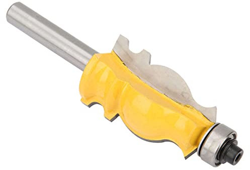 8Mm Shank Woodworking Fishtail, Fishtail Router Bit, Handrail Router Bit Woodworking Router Bit Fishtail Router Bit 3.5 Mm Hexagonal Socket Planishing Hammer Handrail Router