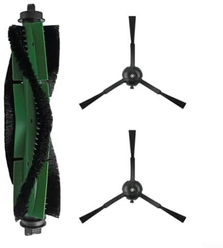 Donkivvy Kit De Cepillos Laterales Principales Para Conga 7490 8490 Ultimate/Home/X-Treme/Genesis Aspiradoras Robot, Incluye 1 Cepillo Principal, 2 Cepillos Laterales