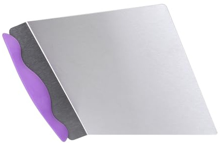 Fydun Cake Pizza Transfer, 430 Stainless Steel Shovel Safe Tray Pastry Baking Servers Moving Tool Plate 9x13 Cake Lifter Lifter