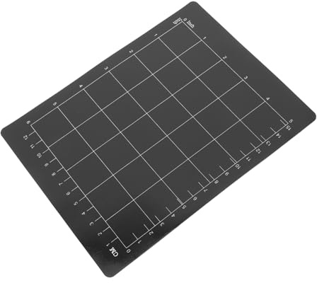 SEWACC Magnetische Schneidematte für Stanzmaschine Schwarz Selbstheilend und Langlebig für Basteln Stempeln und Quilten