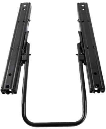 Riuulity Dual-Rails-Schiebe-Set, Verstellbarer Sitz-Schieber Egler für RVs-Boote, aus Stahl, Profession Ell Hergestellt