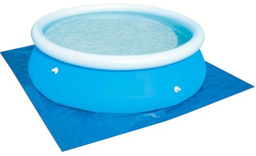 Schwimmbadmatte – Pool-Bodenmatte | Wasserdichtes PP-Regentuch – Schwimmbadabdeckung | Bodenschutz Tuch für Planschbecken und aufblasbare Schwimmbecken