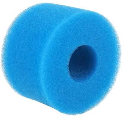 HOMSFOU Éponge Filtrante pour Piscine, Mousse Respirante Bleue 108x73 Mm, Filtre Haute Densité Compatible Piscines Intérieures et Extérieures, Cartouche Filtrante Réutilisable