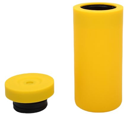 Generic Silicone Dish, Soft Squeeze Bottle Dispenser, Refillable Dishwashing Liquid, Ideal for Kitchen Sink & Bathroom (Yellow)