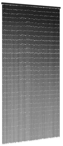 Lumanois Rideau Anti-Insectes Gris foncé 90x220 cm Bambou Décorations Gris,4017448