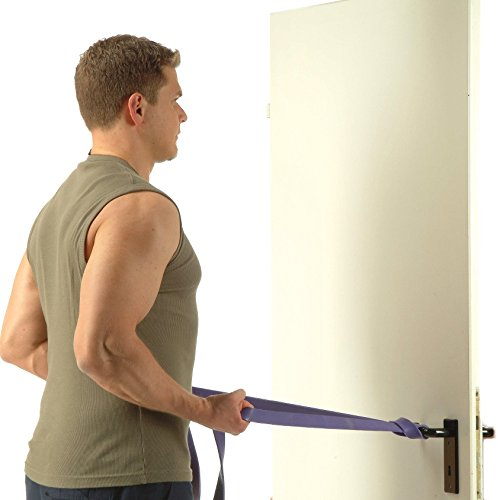 Sport-Thieme Powerband Jumpstretch | Widerstandsband für Stretching und Muskelkräftigung | Stärke 4,6 mm | Für Leichtathletik und Fitness | Lila | Hochwertiges Latex