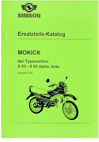 Ersatzteilkatalog S53 - S83 - alpha, beta - Ausgabe 1994