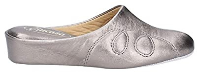 Cincasa Menorca Womens Mahon Leather Slippers 4 UK