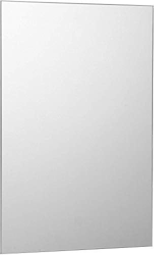 Waterstone Mirrors & Frames LTD 60 x 90cm Rectangle Bathroom Mirror, Unframed, Frameless Bathroom Mirror with Wall Hanging Fixing Hardware