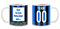csm informatica Tazza Mug gadget compatibile per tifoso neroazzurro Personalizzabile foto/logo.. Foto compatibile per internazionale