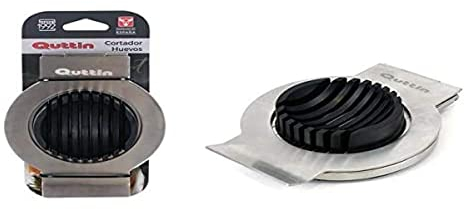 Quttin Cortahuevos SS Gourmet Rebanador, Silicone, Multicolor
