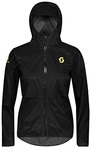 Scott W Rc Run Waterproof Jacket Schwarz, Damen Anoraks, Größe XS - Farbe Black - Yellow