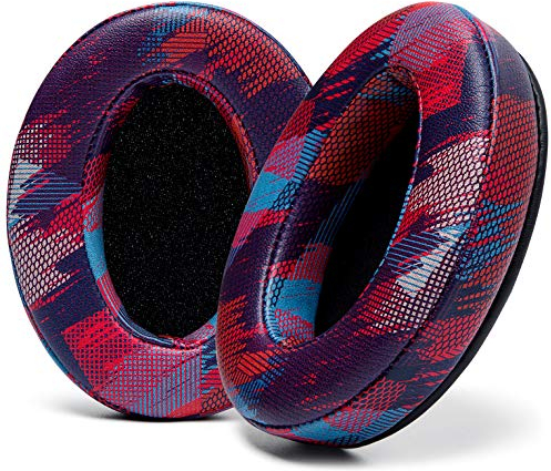 WC PadZ - The Ultimate Upgraded Earpads by Wicked Cushions - Compatible With Audio Technica, HyperX, SteelSeries Arctis & More - Extra Thick - Bigger Opening - Softer Memory Foam | (Speed Racer)