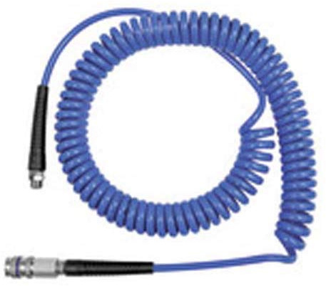 RIEGLER SP10300PUSSK Spiralschlauch-Stahlkupplung-Set, PU, 11 bar, 10mm x 6,5mm Schlauch, 3m Länge