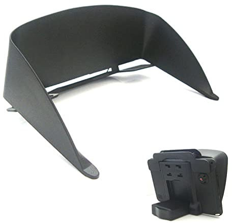 Baceyong Universal GPS Sun Shade Navigator Visor, Glare Resistant Clip-on Sunshade Visor for GPS Sat Nav's With a 7 Screen