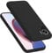 cadorabo Coque Compatible avec Motorola Edge 30 Ultra/Moto X30 Pro, Étui Housse en Silicone- Coque pour Edge 30 Ultra/Moto X30 Pro- Protection Antichoc, Anti-Empreintes - Mat Liquid Black